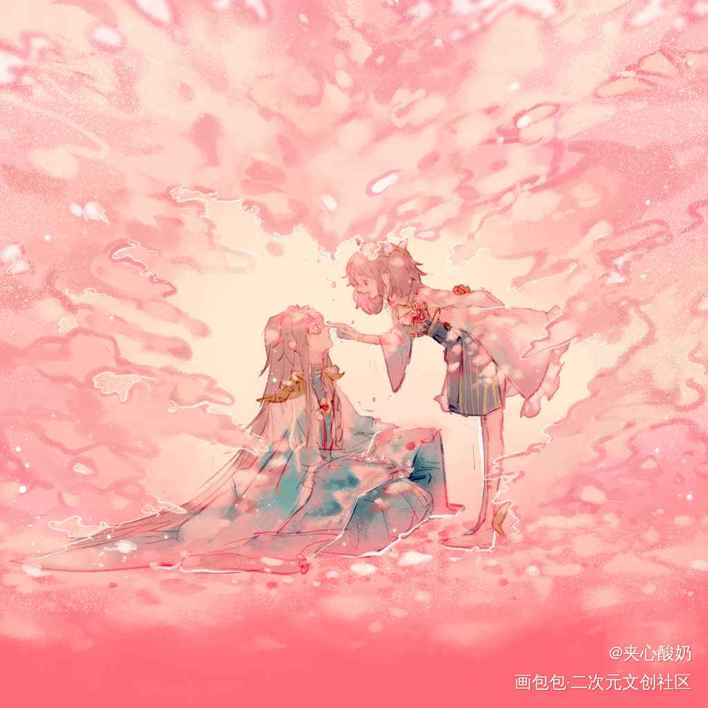 春花_食物语一品锅厚涂日系绘画作品