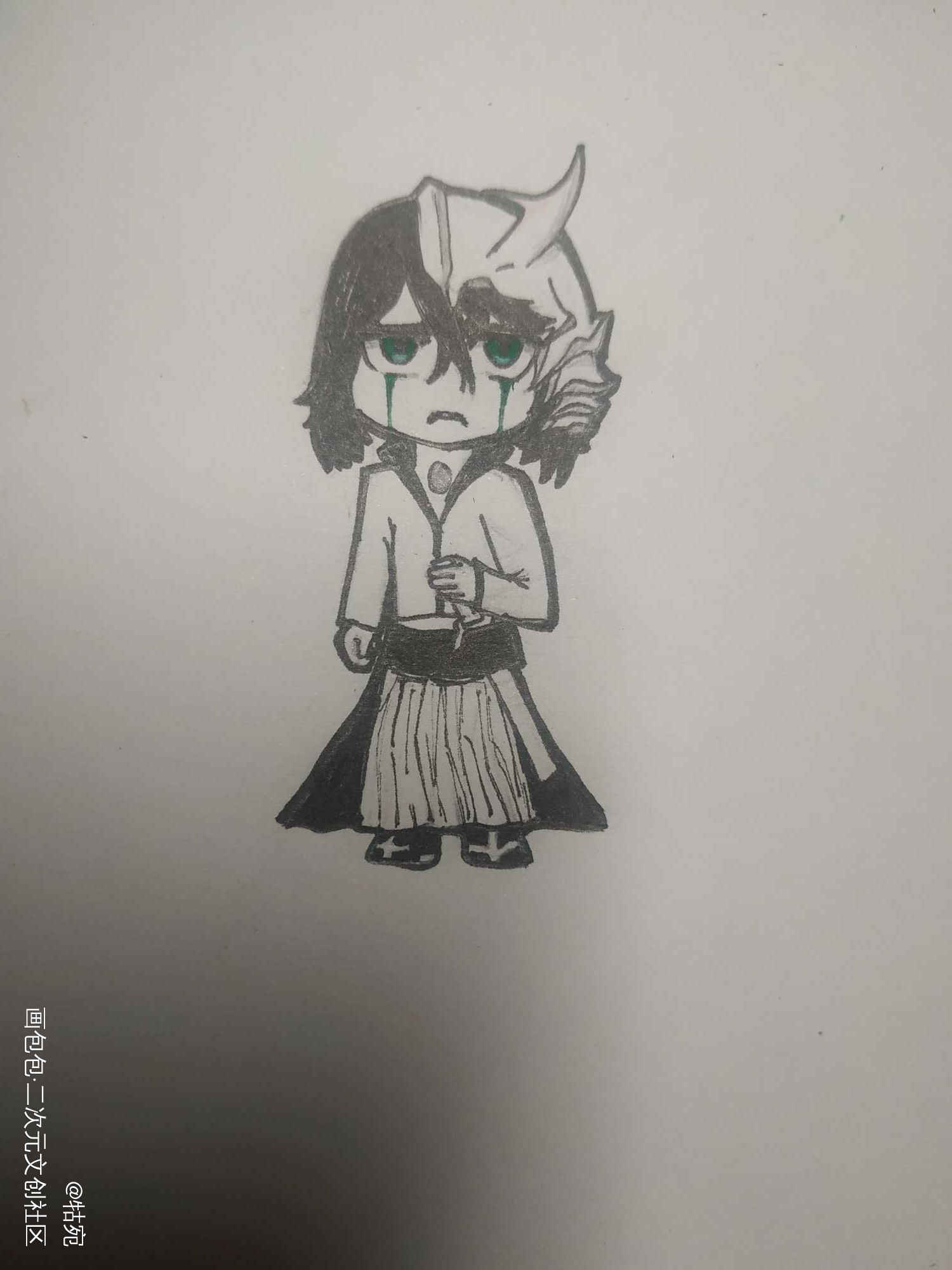 是乌尔奇奥拉_小乌乌尔奇奥拉Q版头像bleach绘画作品