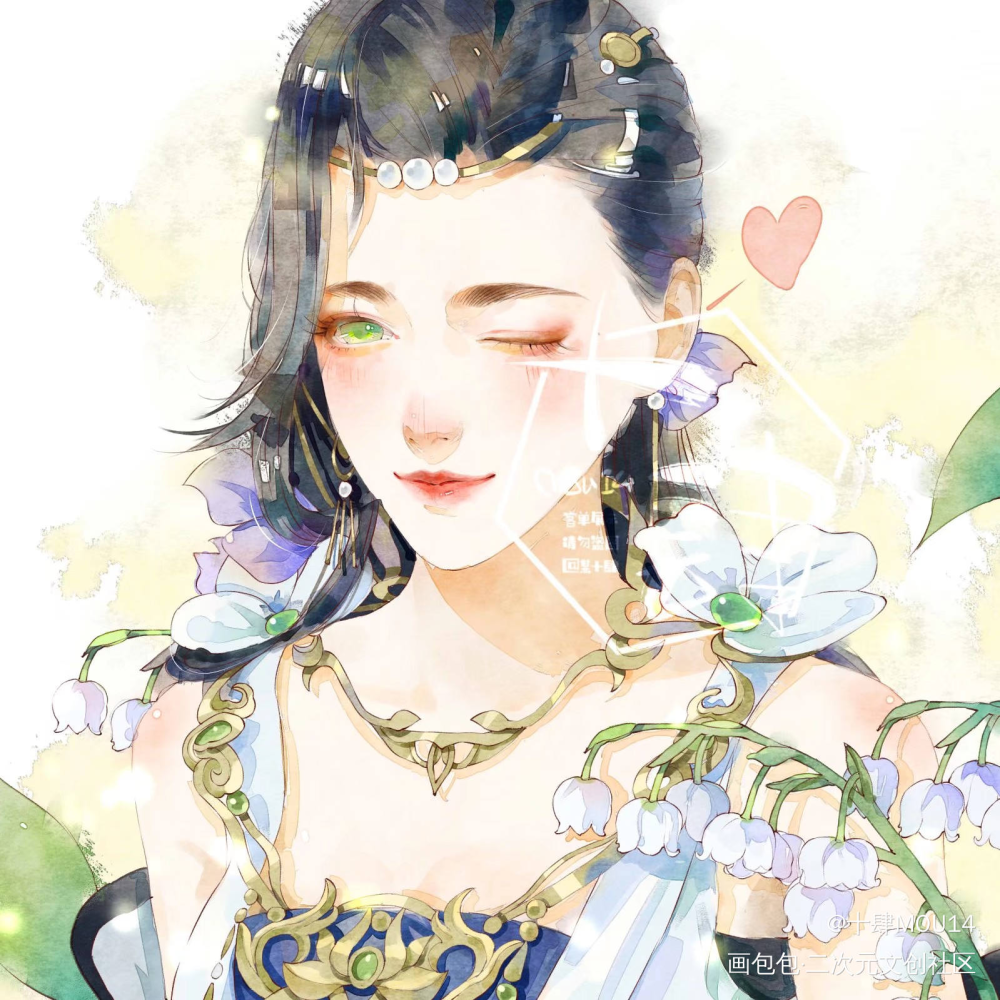 客单_剑网3绘画作品