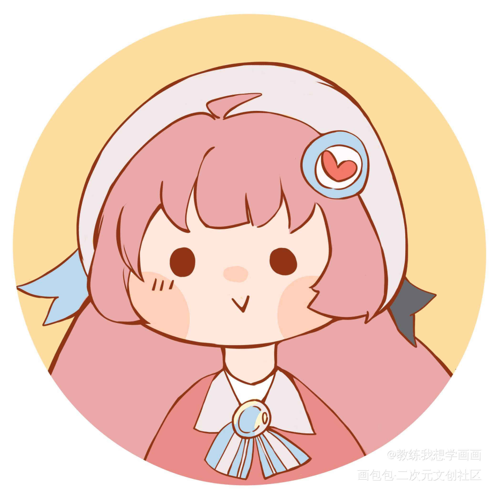 画了两个小头像_Q版原创绘画作品