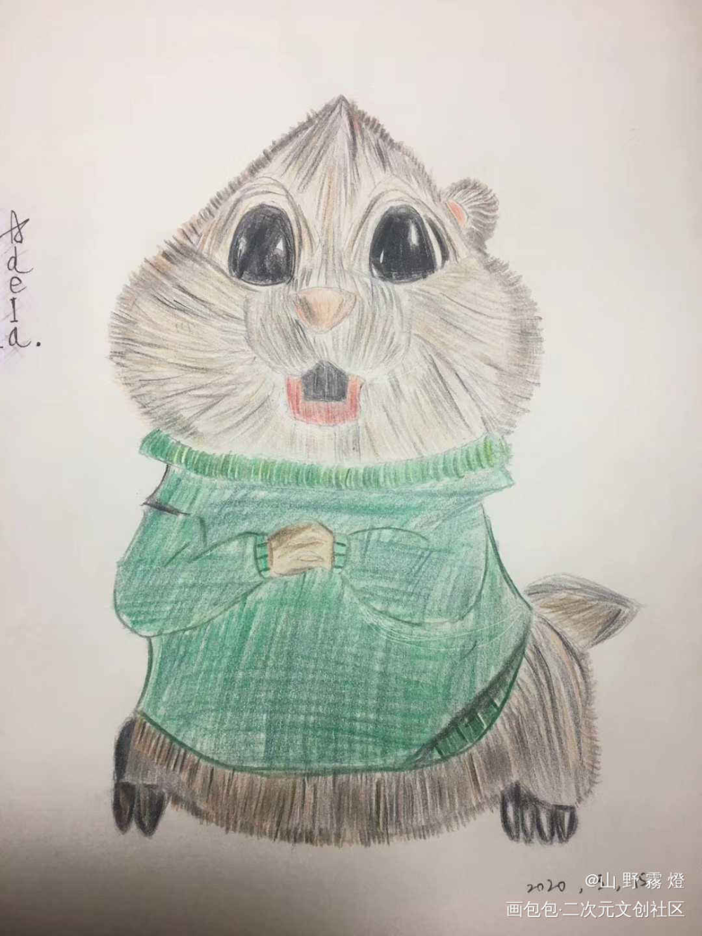 仓鼠～_临摹绘画作品