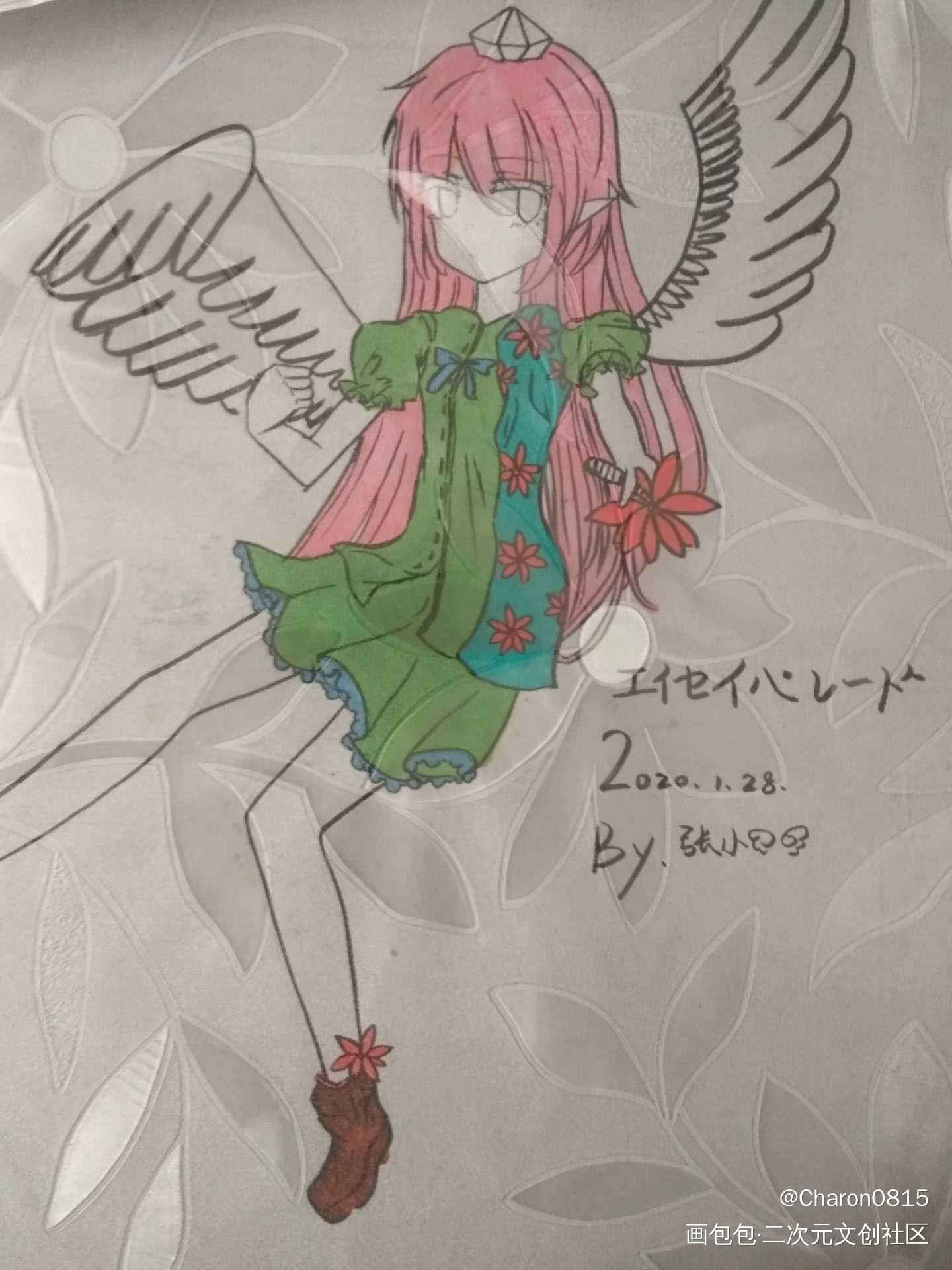 摸鱼_头像原创oc绘画作品