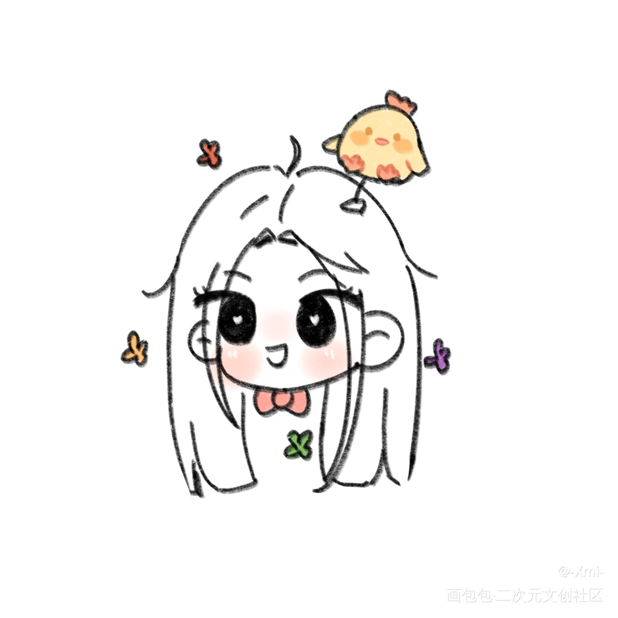一些小头像_Q版原创绘画作品