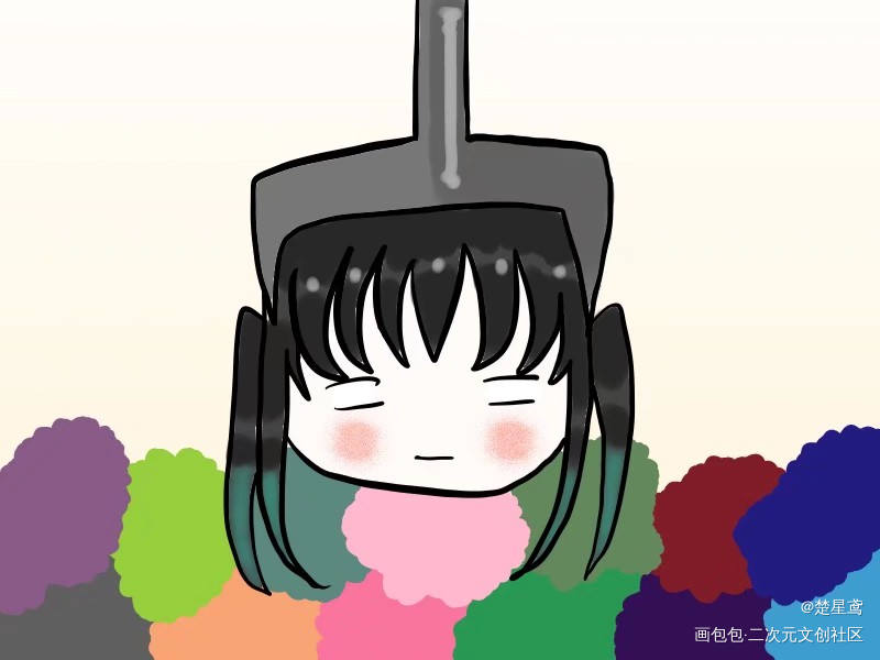 时透无一郎_鬼灭之刃时透无一郎团子绘画作品