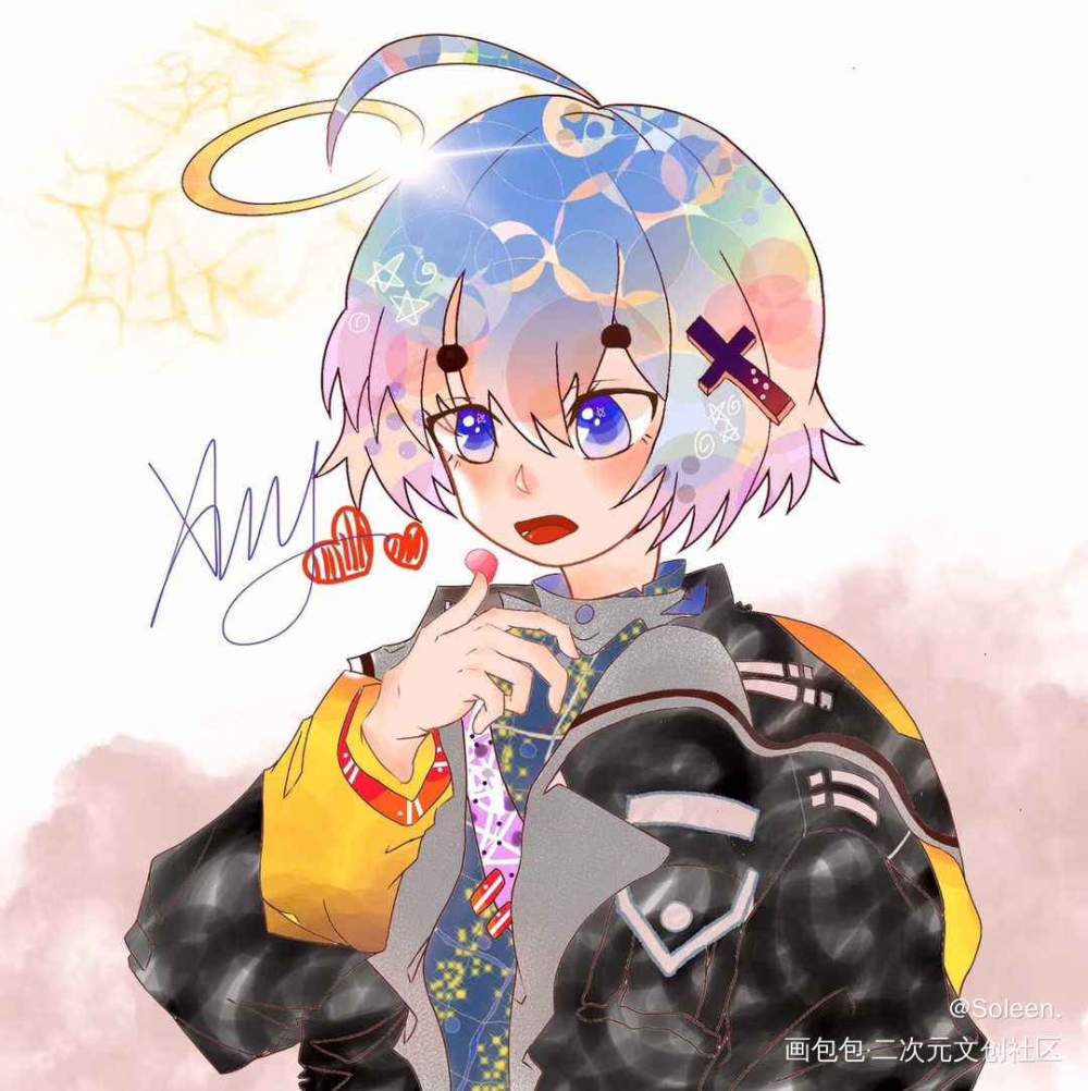 第一次用procreate_指绘原创绘画作品