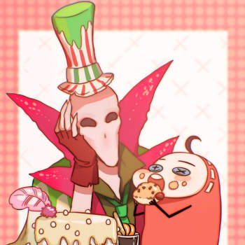 糕点师_第五人格杰克日系插画绘画作品