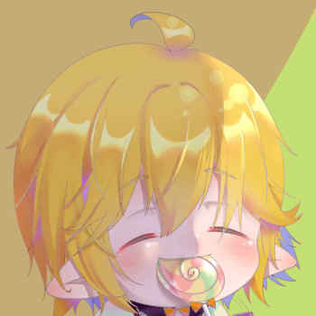 暖阳_凹凸世界金平涂q版头像插画绘画作品