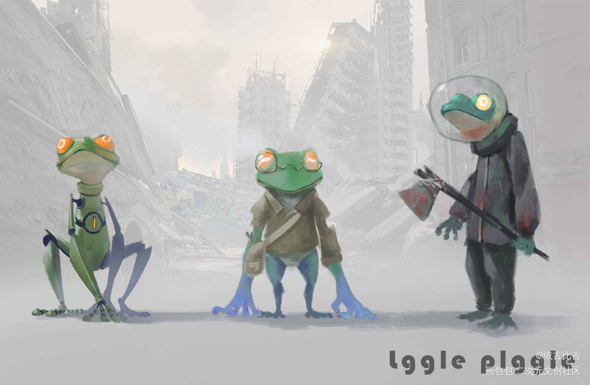 最近画的一些设定_立绘厚涂我要上首推人设原创绘画作品