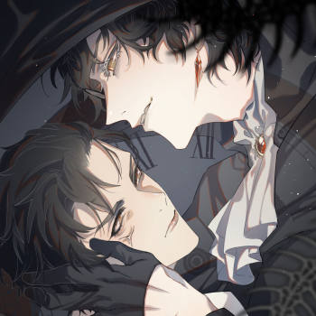 诡秘之主_诡秘之主阿蒙克莱恩平涂日系头像插画绘画作品