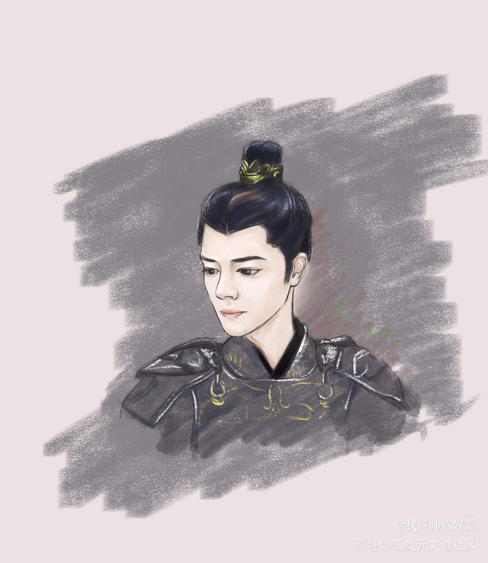 哥哥_照片练习真人照片绘画作品