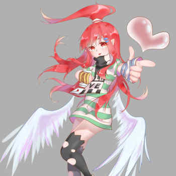 爱心发射_凹凸世界艾比立绘头像绘画作品