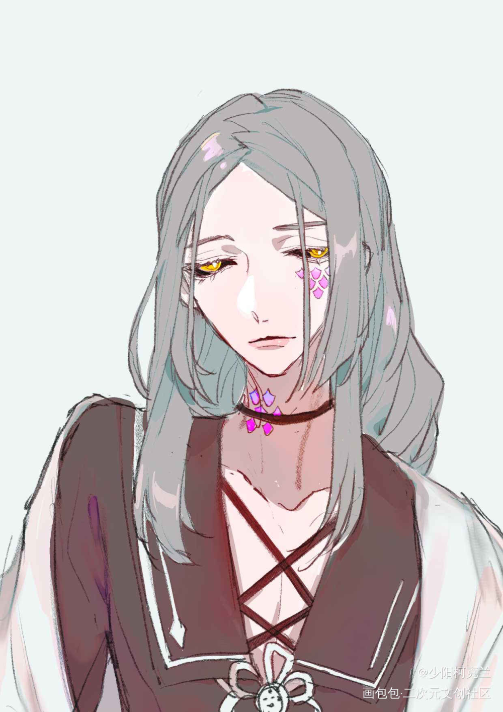 回坑一秒钟_刀剑乱舞古今传授之太刀头像绘画作品