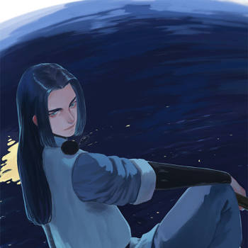 墙裂谴责某双标吸猫人士弹飞小小_罗小黑战记无限头像绘画作品