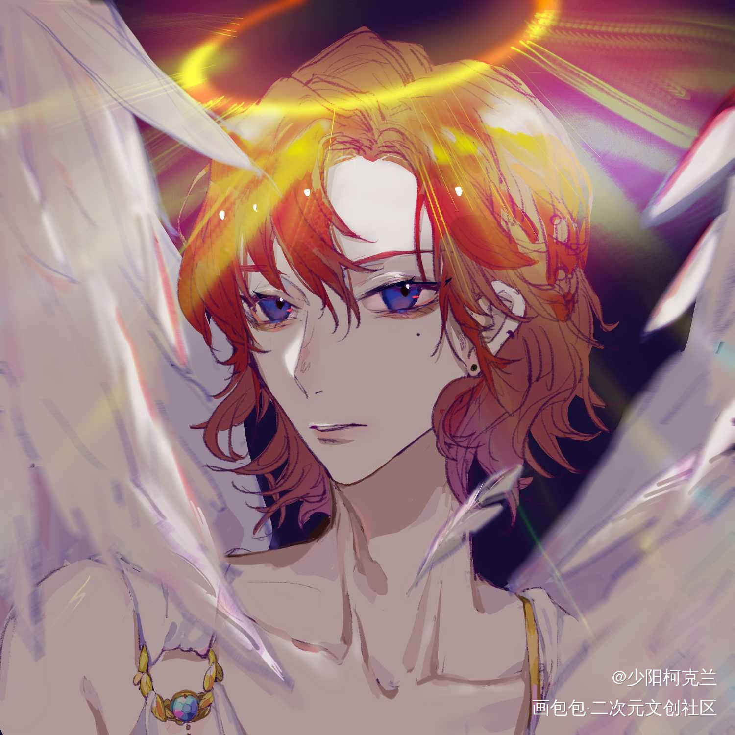 天使_头像摸鱼原创oc绘画作品