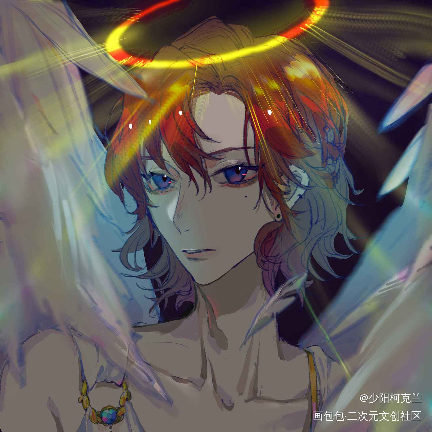 天使_头像摸鱼原创oc绘画作品