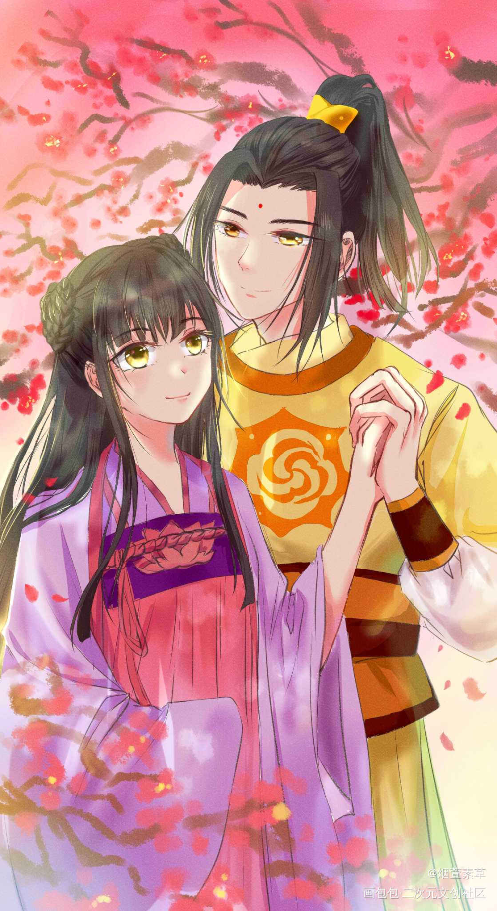 祝最好的师姐生日快乐(旧图)_魔道祖师江厌离金子轩江厌离手绘平涂求