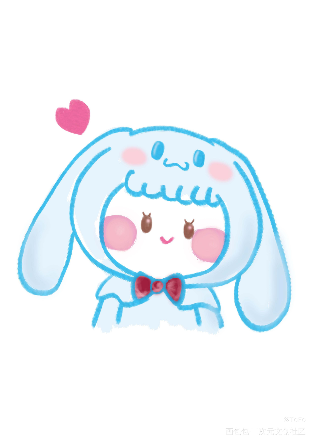 从小白开始努力_cinnamoroll绘画作品
