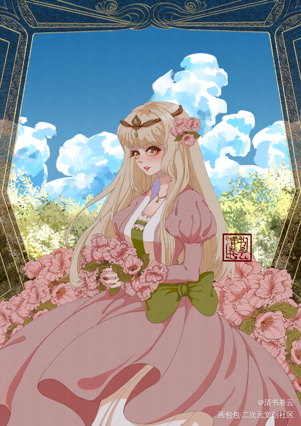 萌妹子~_日系我要上首推少女插画原创原创绘画作品