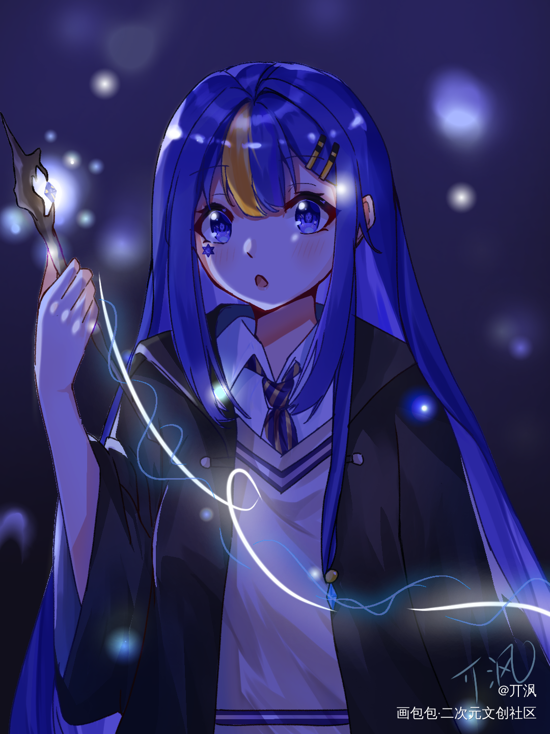 oc_平涂日系oc绘画作品