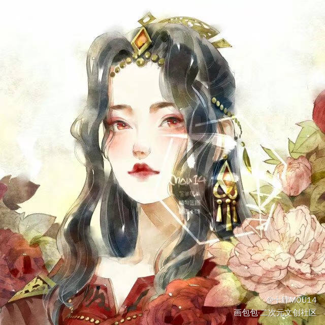 客单_剑网3绘画作品