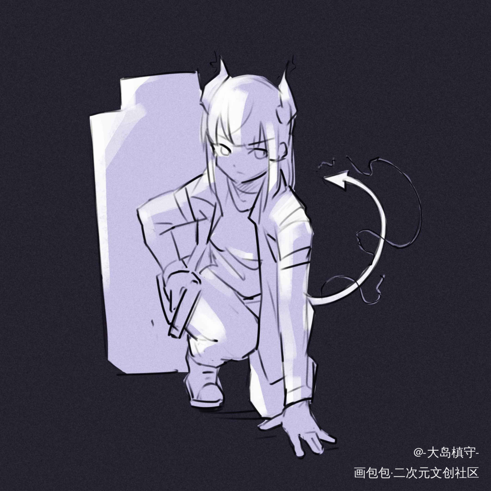 最近摸的一些舟游_明日方舟头像绘画作品
