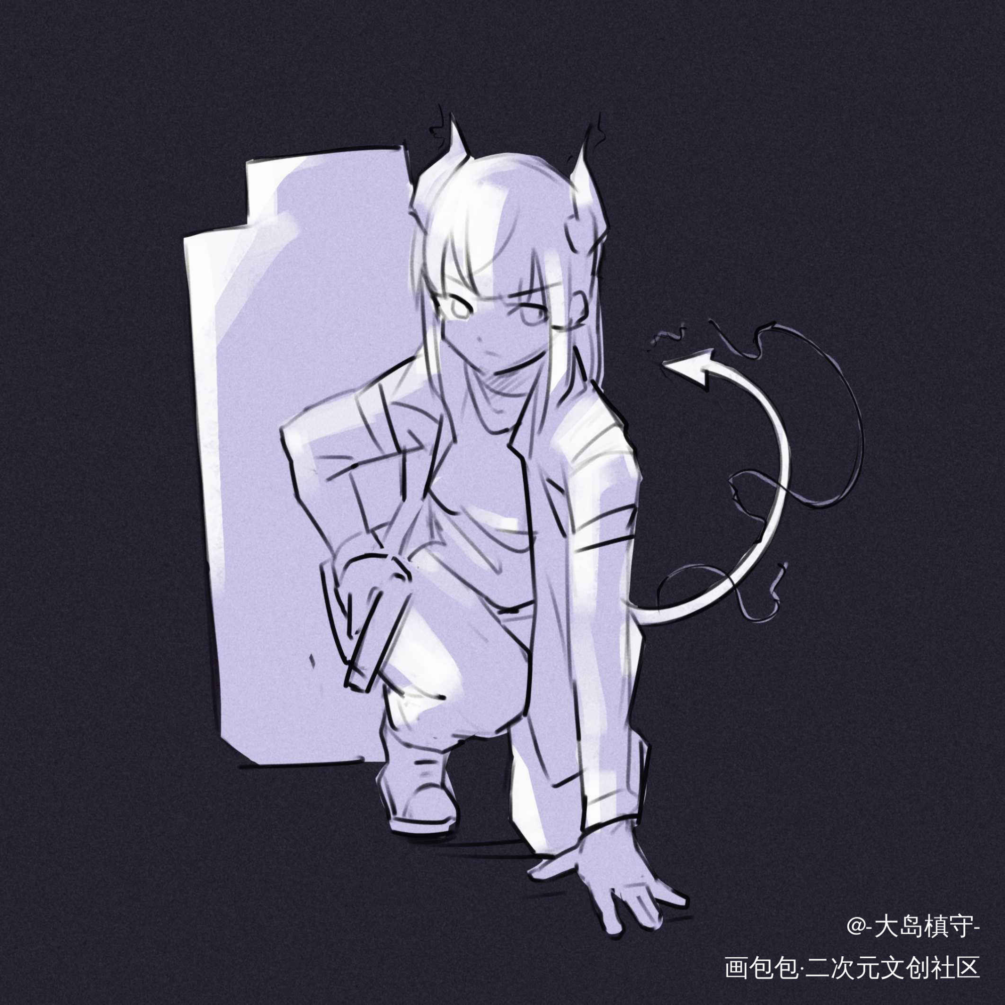 最近摸的一些舟游_明日方舟头像绘画作品