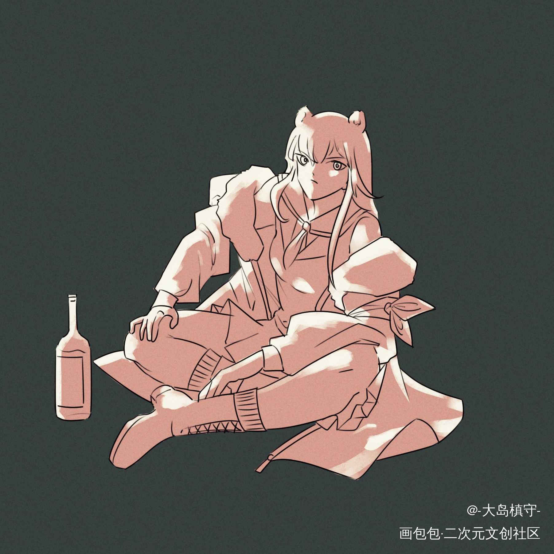 最近摸的一些舟游_明日方舟头像绘画作品