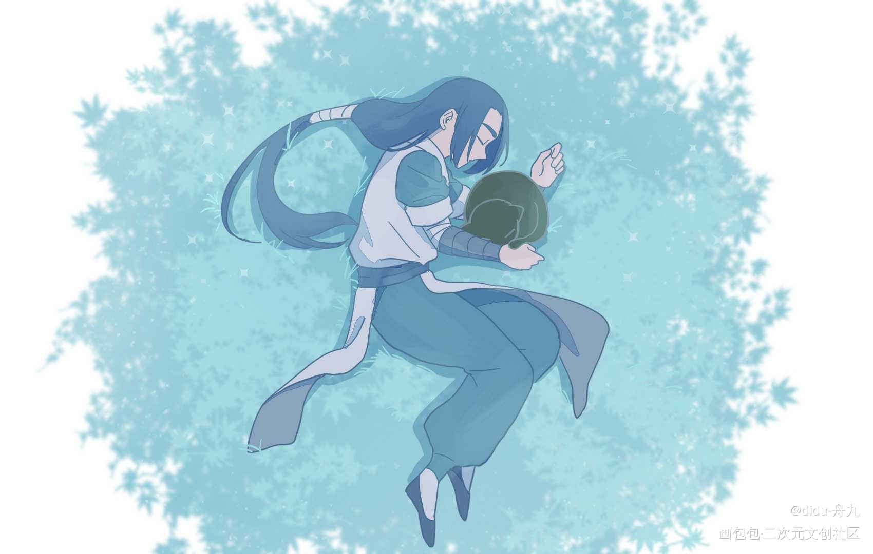 晚安，小黑♡_罗小黑战记无限罗小黑绘画作品