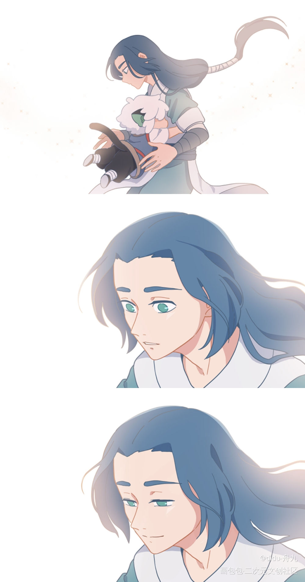 晚安，小黑♡_罗小黑战记无限罗小黑绘画作品