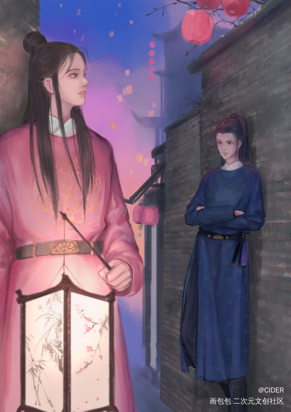 菩萨蛮_菩萨蛮游夙李泱国风古风头像插画绘画作品
