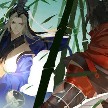 姬祁_剑网3暗箱组姬祁祁进姬别情平涂日系我要上首推头像插画绘画作品