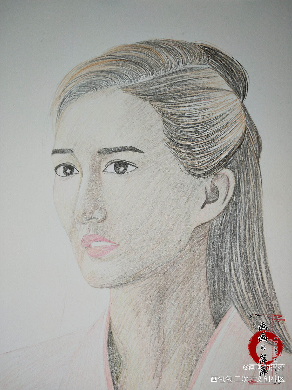 庆余年林婉儿彩铅_庆余年林婉儿彩铅立绘厚涂绘画作品
