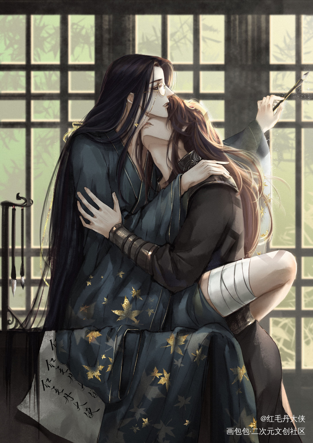 杀破狼，长顾_杀破狼长顾长庚顾昀头像插画绘画作品