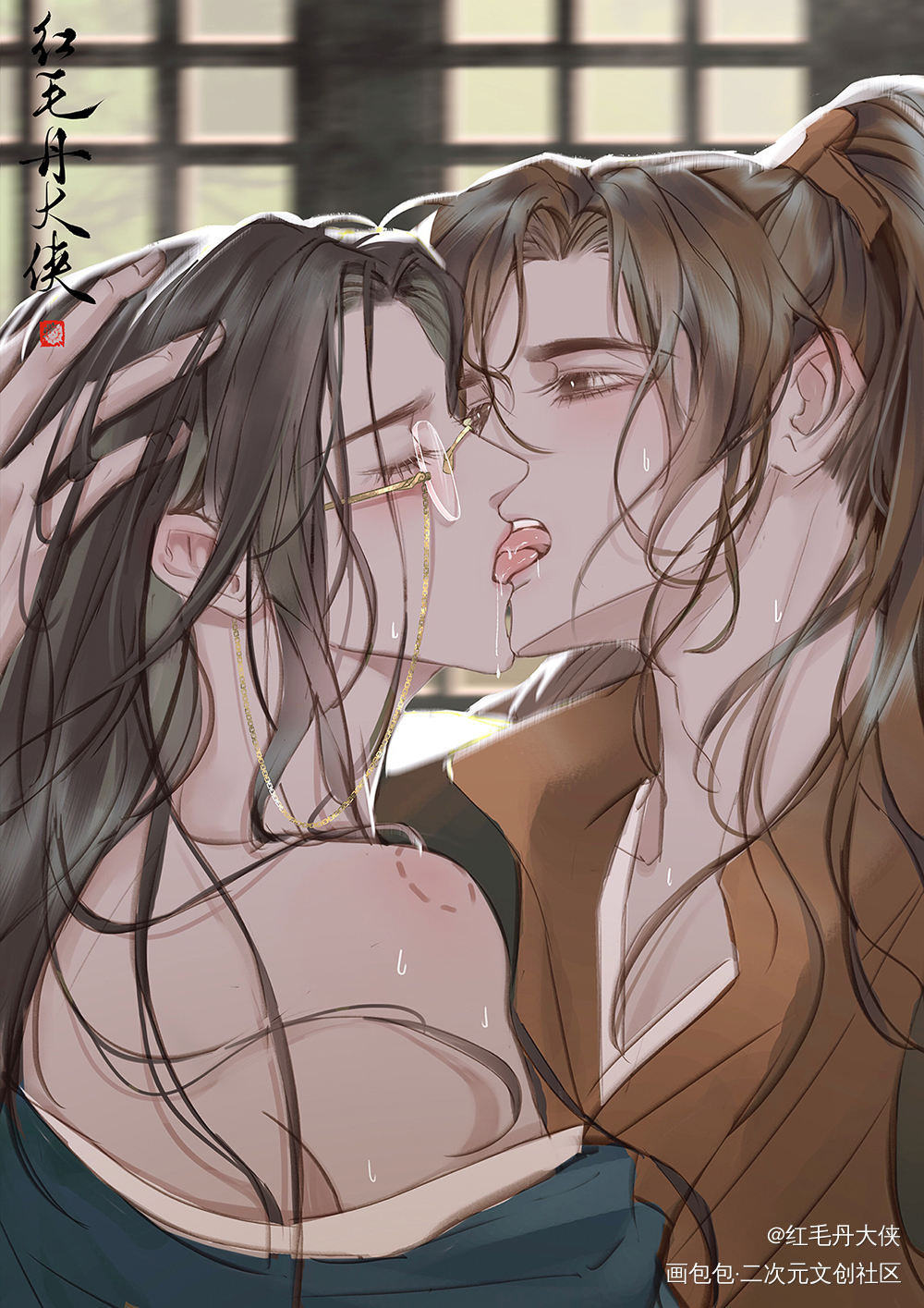 杀破狼，长顾_杀破狼长顾长庚顾昀头像插画绘画作品