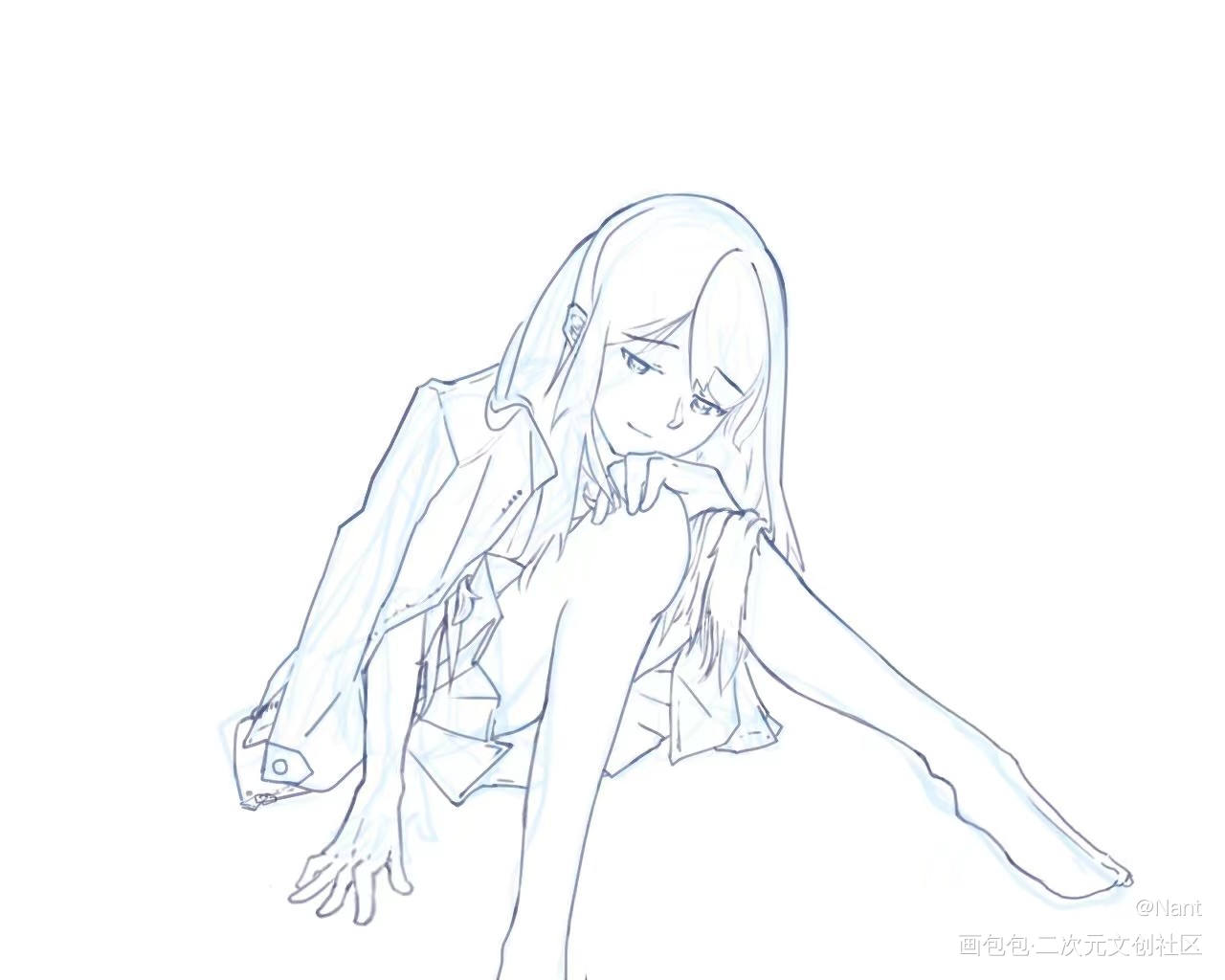 摸鱼4_摸鱼绘画作品