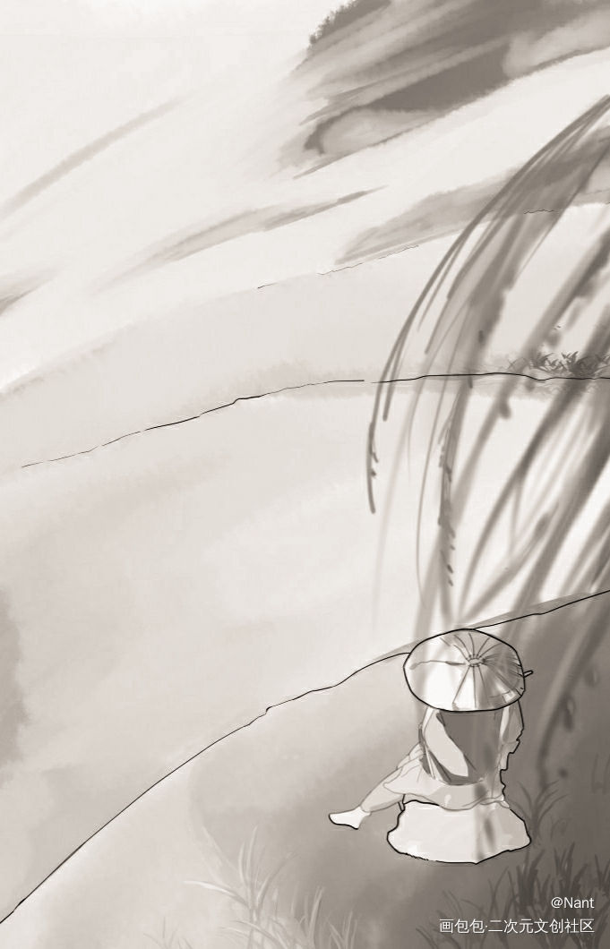 摸鱼8_原创绘画作品