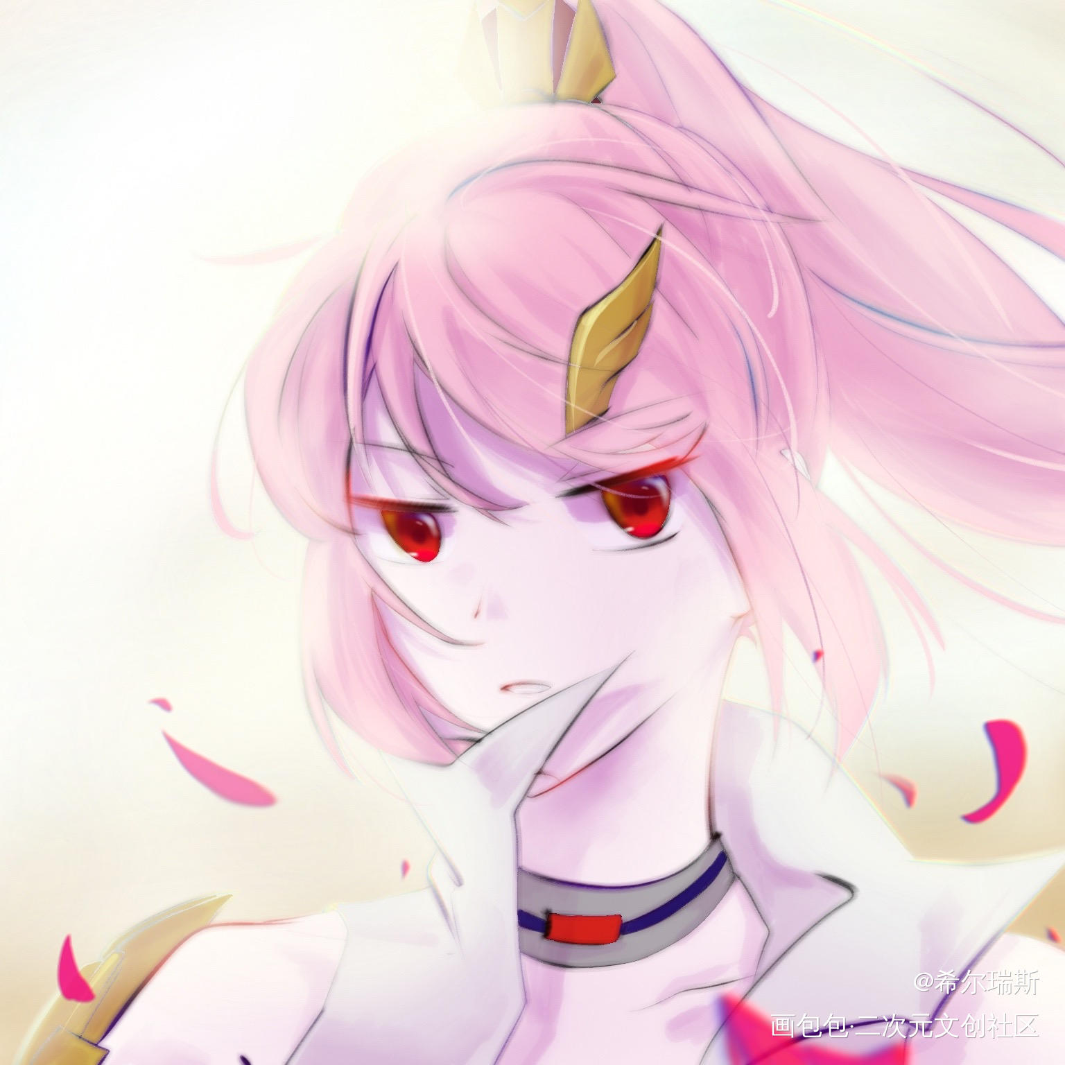 二些双兰_王者荣耀兰陵王双兰花木兰周边设计绘画作品