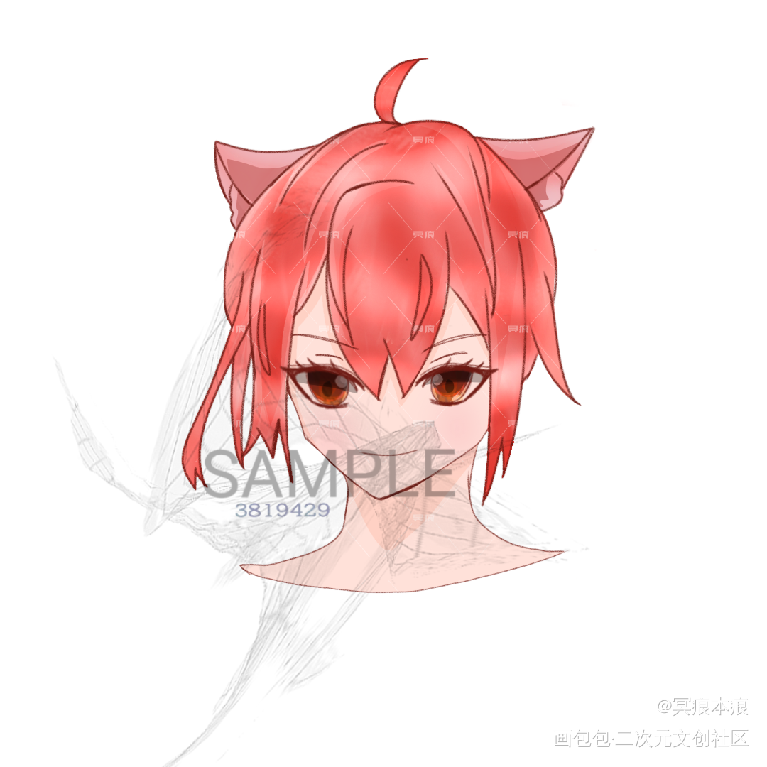 新人，请多关照_斗罗大陆古月娜平涂求点评头像冥痕原创绘画作品