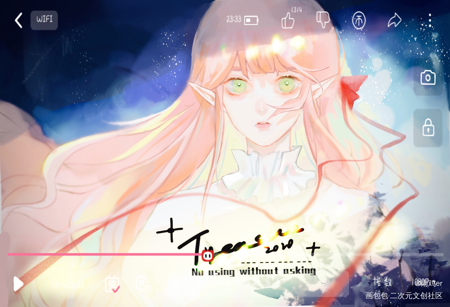 摸鱼_摸鱼摸鱼原创oc绘画作品