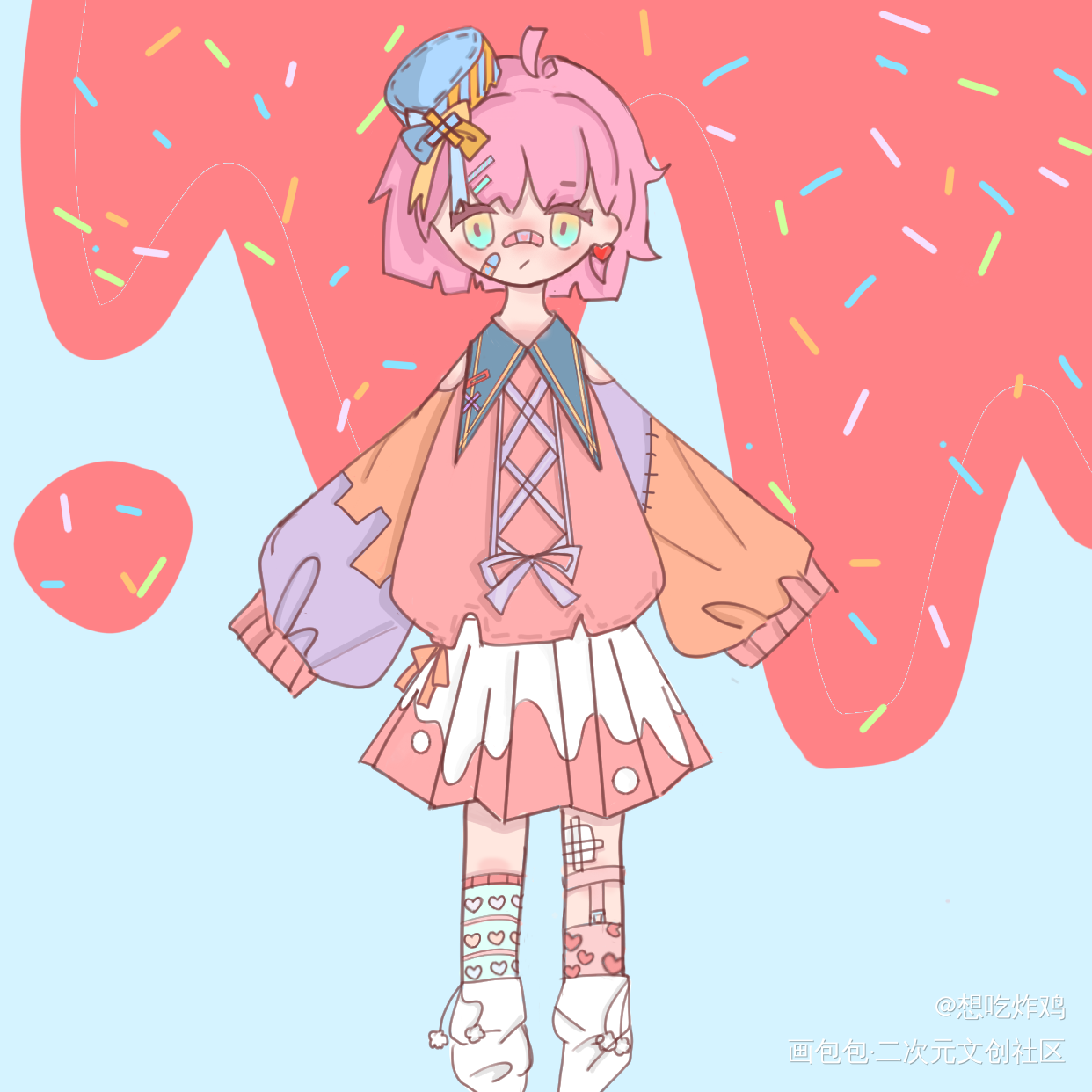 是女鹅_立绘oc绘画作品