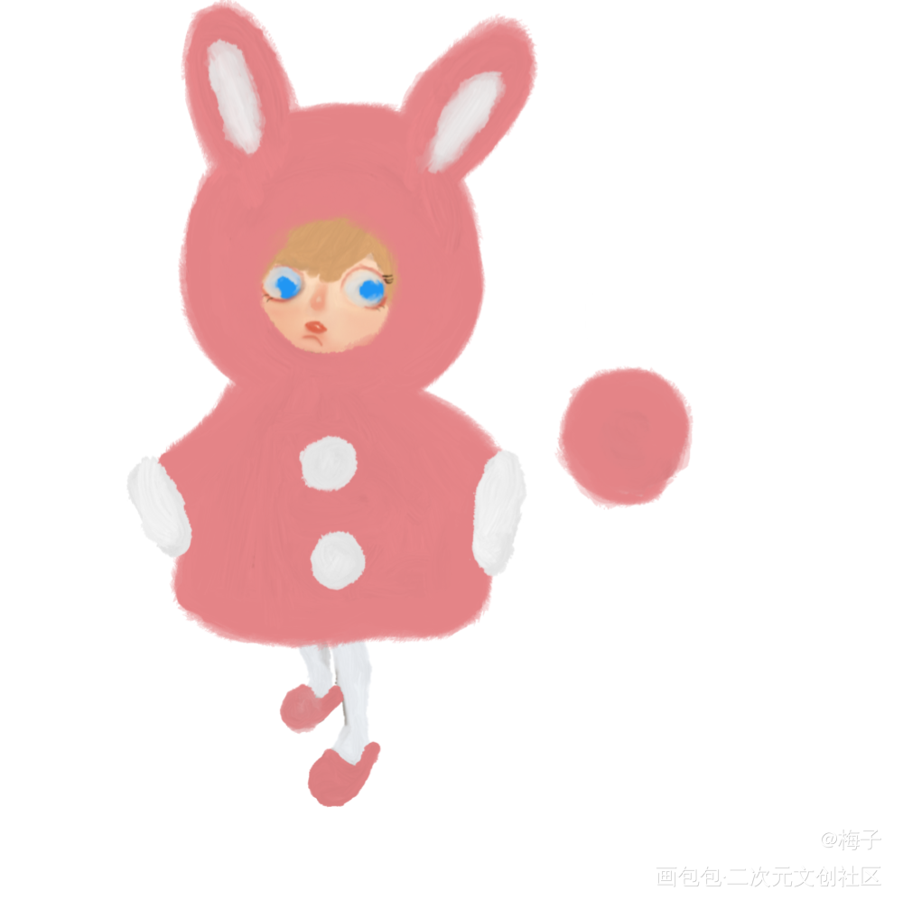 小兔叽 (≧ω≦)/_原创绘画作品