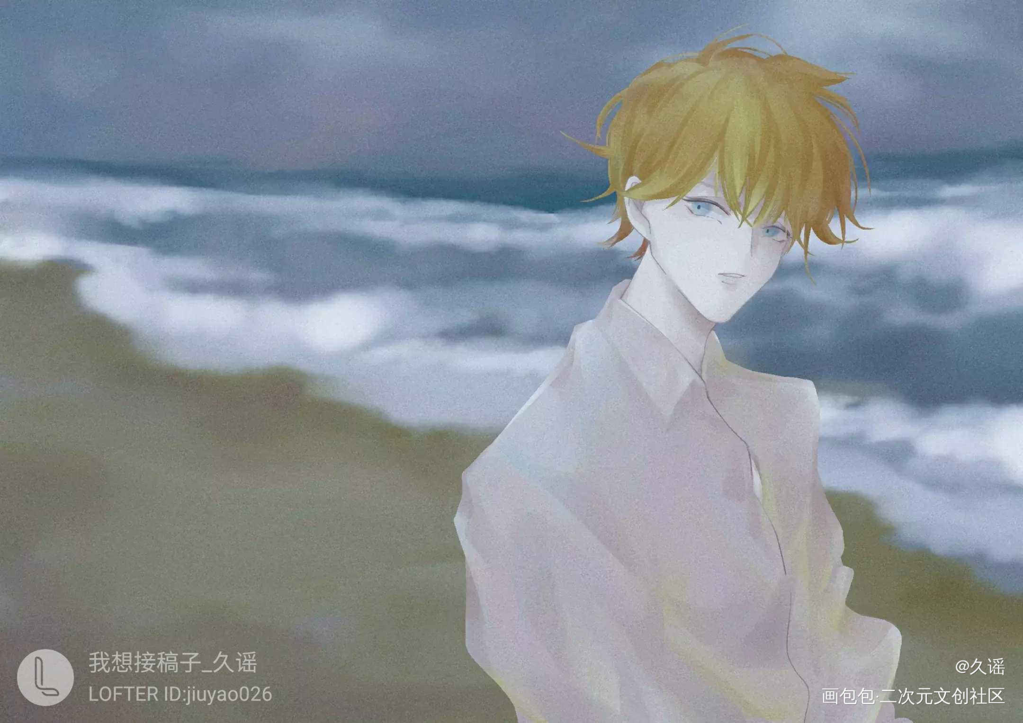 星梦偶像计划  Leo_星梦偶像计划Leo平涂日系我要上首推头像插画绘画作品