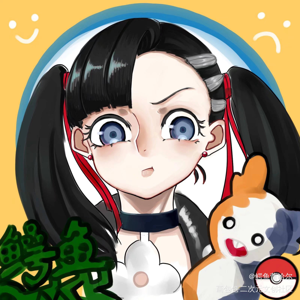 玛琳！_宝可梦玛俐平涂头像绘画作品