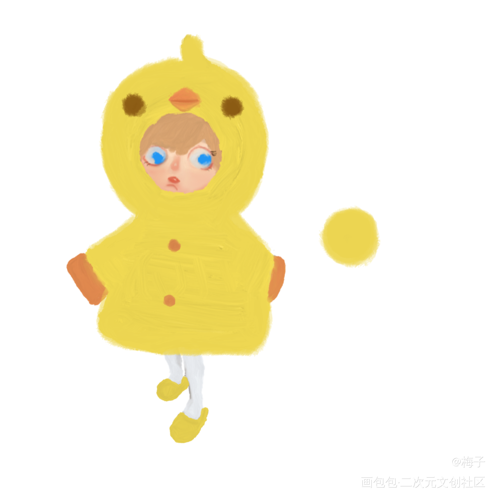 是小黄鸡吖 求关注呜呜呜_原创绘画作品