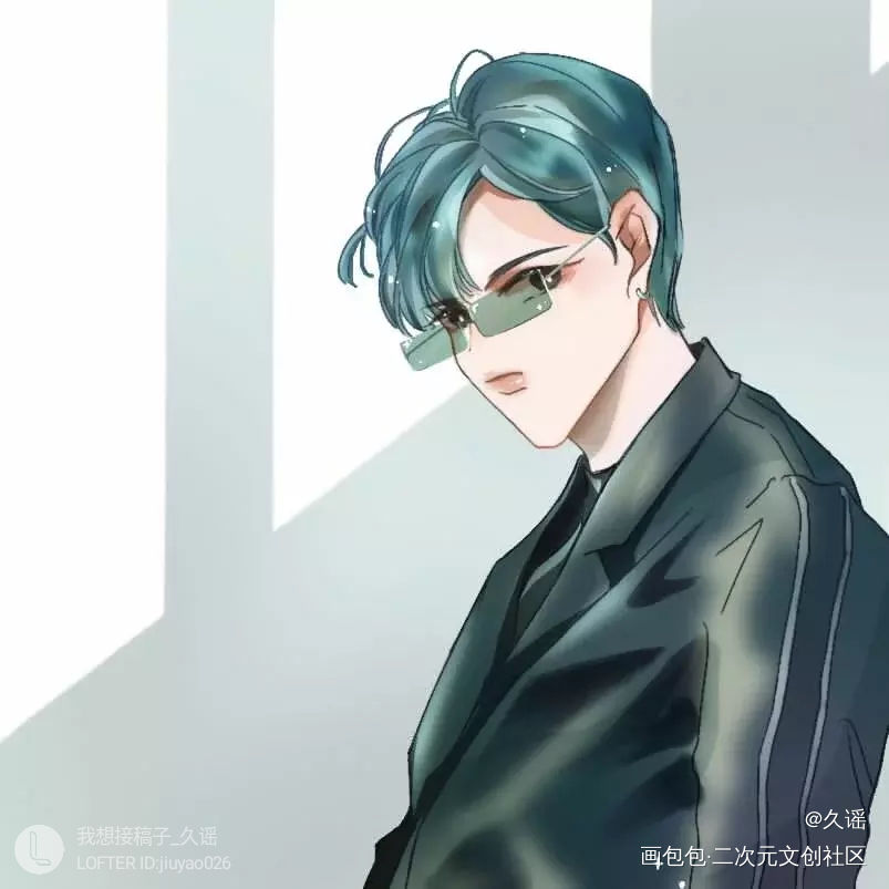 _朱星杰平涂我要上首推头像同人绘画作品