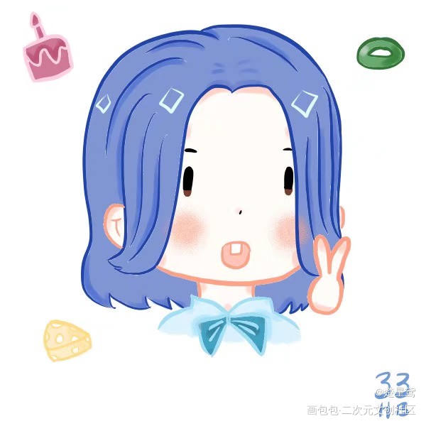 亲友的生贺_原创绘画作品