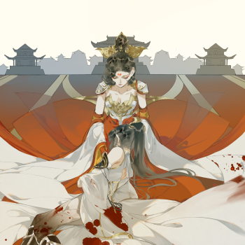 王者荣耀武则天上官婉儿平涂我要上首推头像插画绘画作品