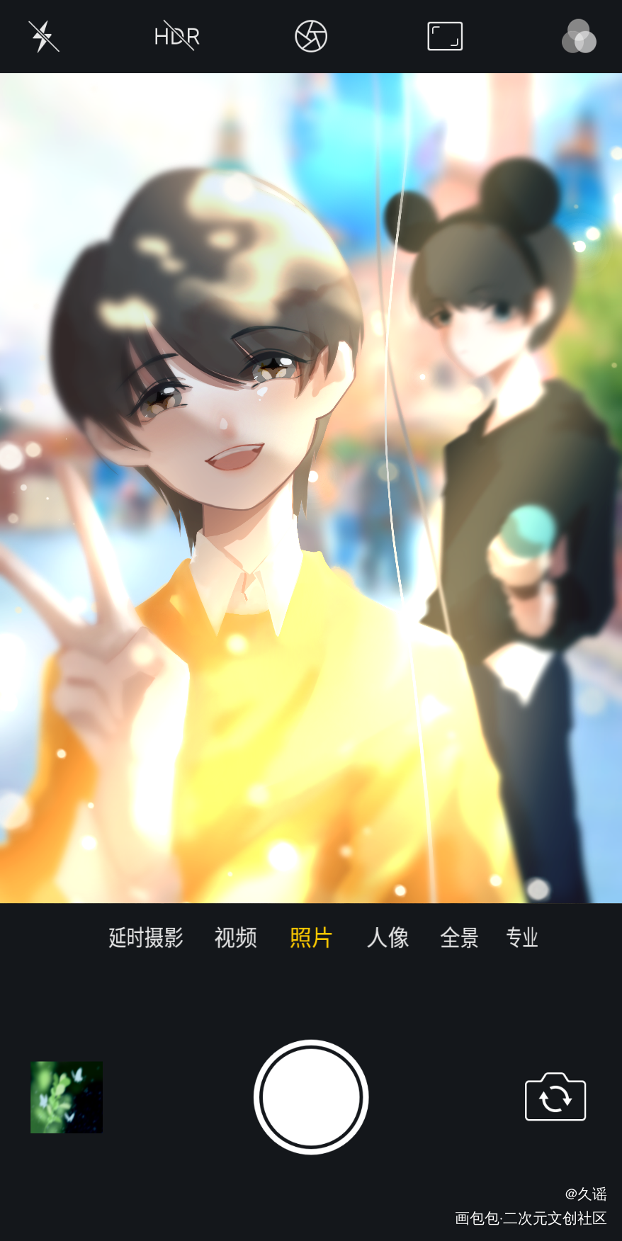 原创  oc_平涂插画原创oc绘画作品