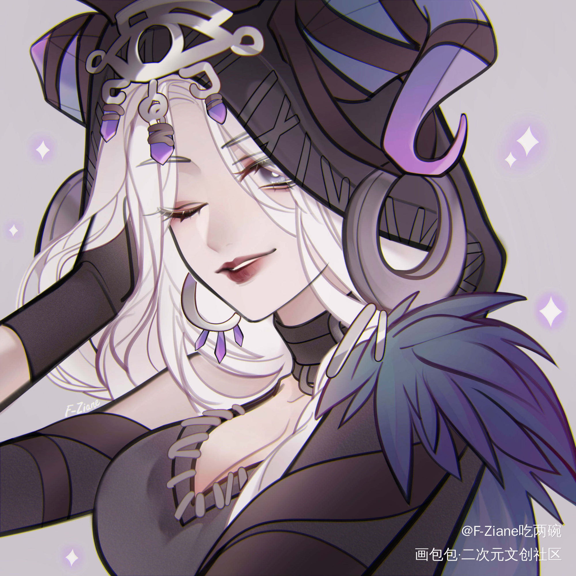 摩根勒菲_第五人格祭祀日系头像绘画作品