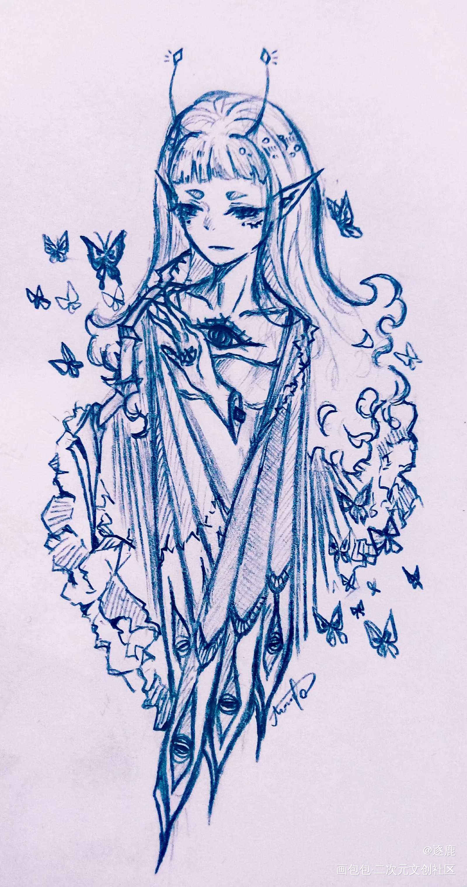 以前画的 自家oc_原创oc绘画作品